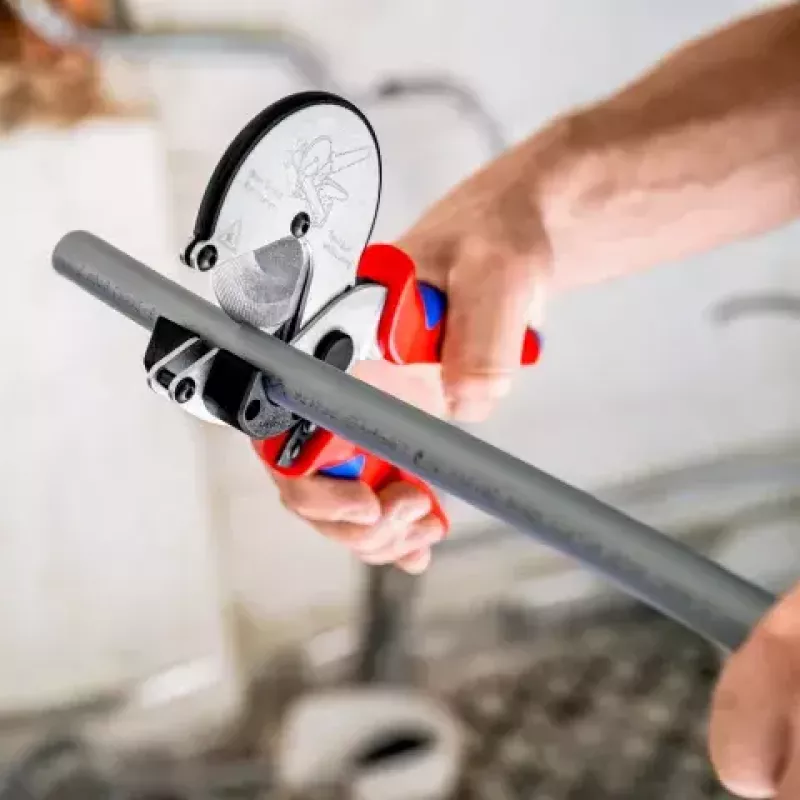 Pipe scissors Knipex 90 25 25 Aluminium Black Blue Red 210 mm