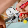 Pipe scissors Knipex 90 25 25 Aluminium Black Blue Red 210 mm