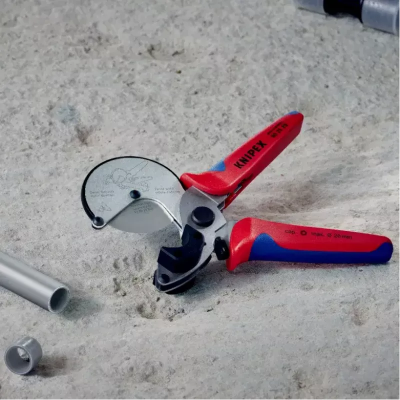 Pipe scissors Knipex 90 25 25 Aluminium Black Blue Red 210 mm