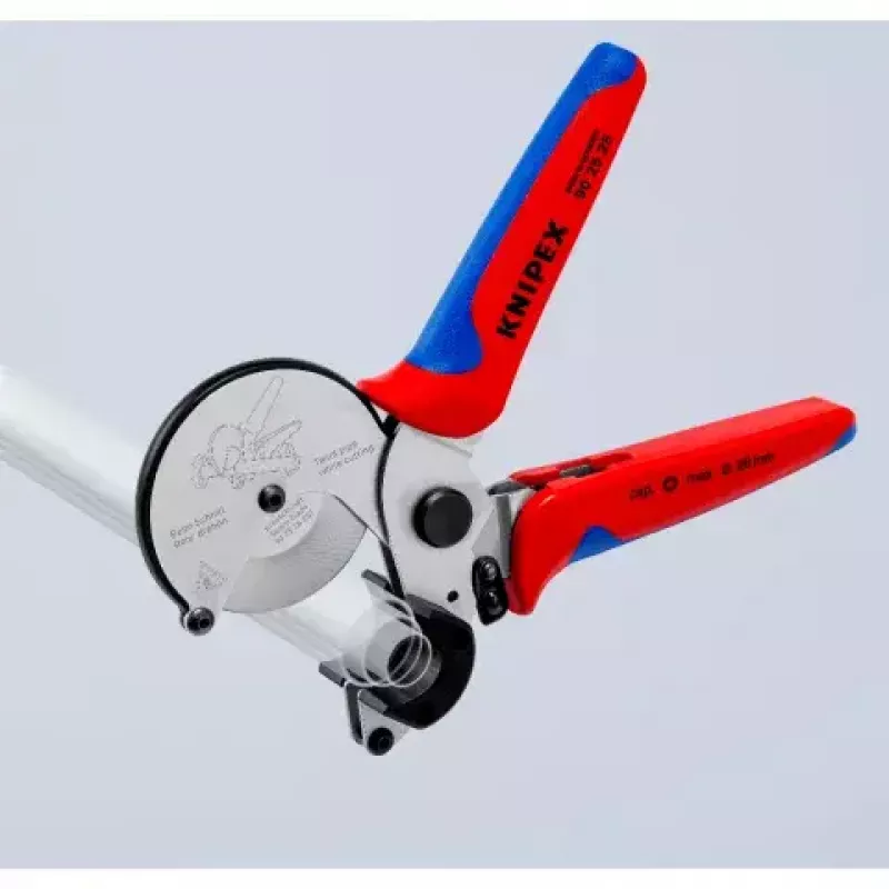 Pipe scissors Knipex 90 25 25 Aluminium Black Blue Red 210 mm