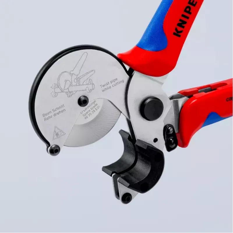 Pipe scissors Knipex 90 25 25 Aluminium Black Blue Red 210 mm