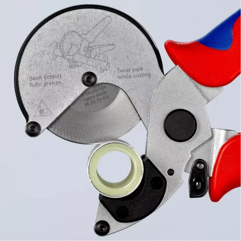 Pipe scissors Knipex 90 25 25 Aluminium Black Blue Red 210 mm