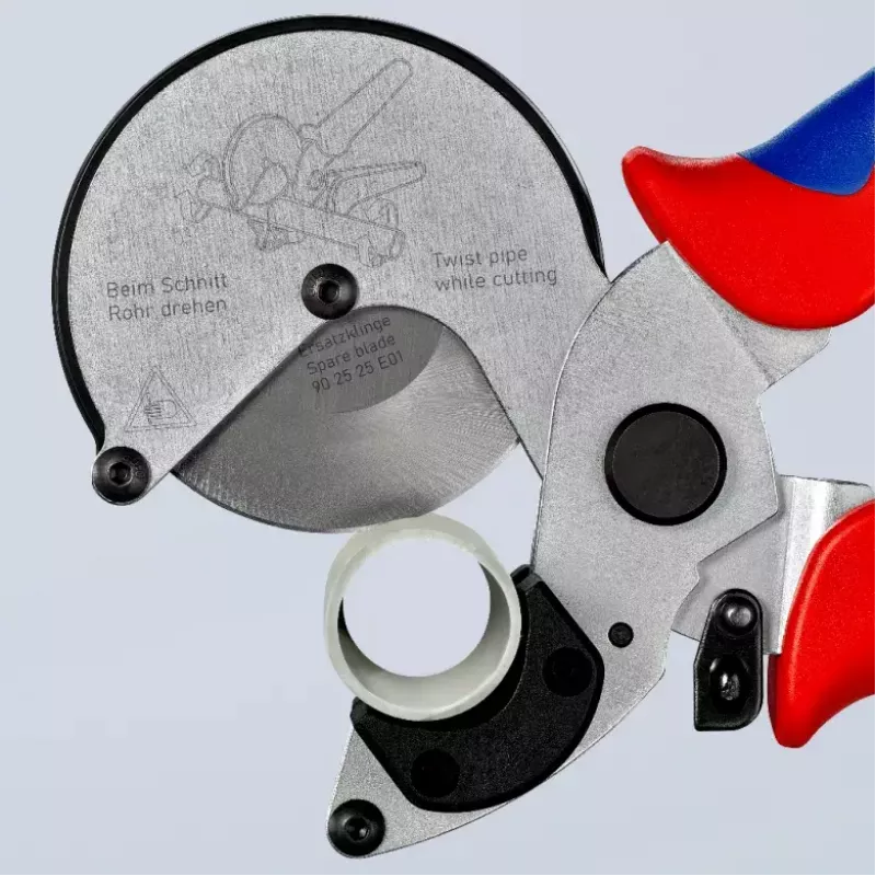 Pipe scissors Knipex 90 25 25 Aluminium Black Blue Red 210 mm