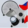 Pipe scissors Knipex 90 25 25 Aluminium Black Blue Red 210 mm