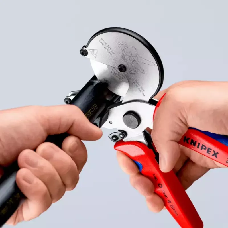 Pipe scissors Knipex 90 25 25 Aluminium Black Blue Red 210 mm