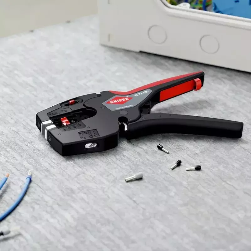Knipex 12 72 190 plier Steel Plastic Handle Black Red 190mm