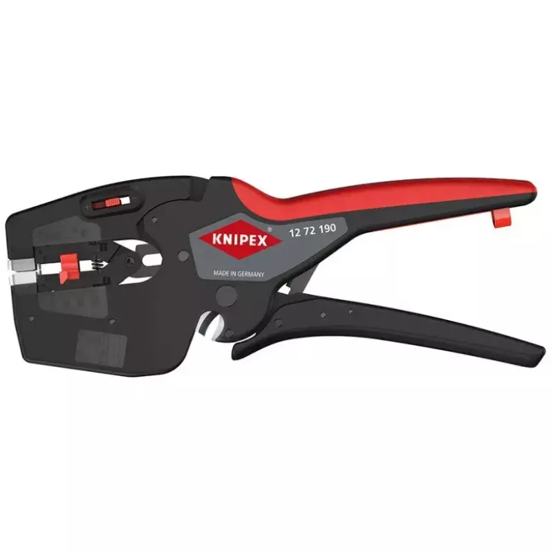 Knipex 12 72 190 plier Steel Plastic Handle Black Red 190mm