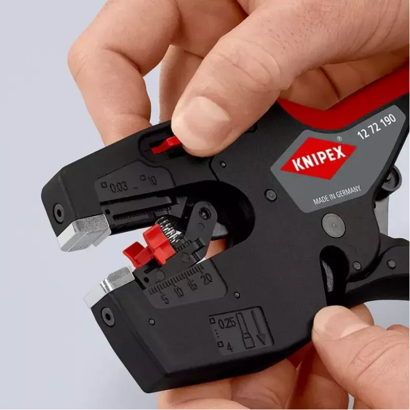 Knipex 12 72 190 plier Steel Plastic Handle Black Red 190mm