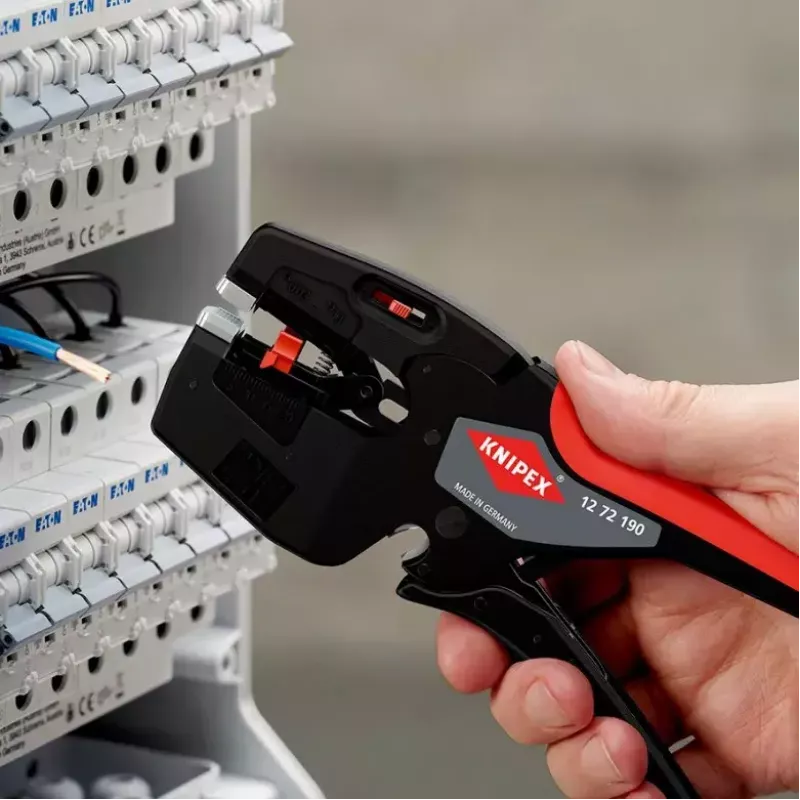 Knipex 12 72 190 plier Steel Plastic Handle Black Red 190mm