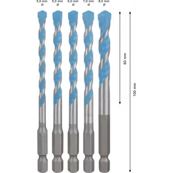 Bosch Expert HEX-9 Masonry drill bit 5 pc(s)