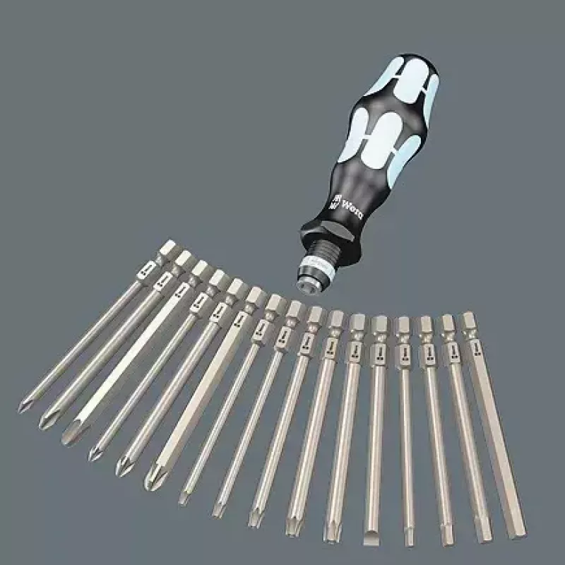 Screwdriver Bit Set Wera Kompakt 60 16 pcs
