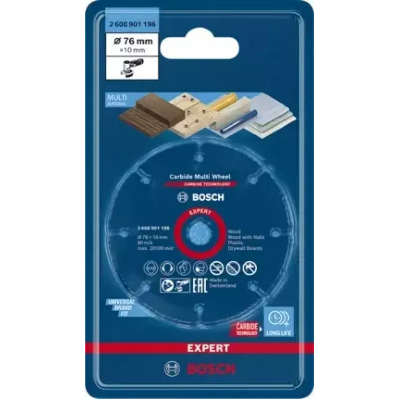 Bosch 2 608 901 196 rotary tool grinding/sanding supply Plastic, Wood Cut-off disc