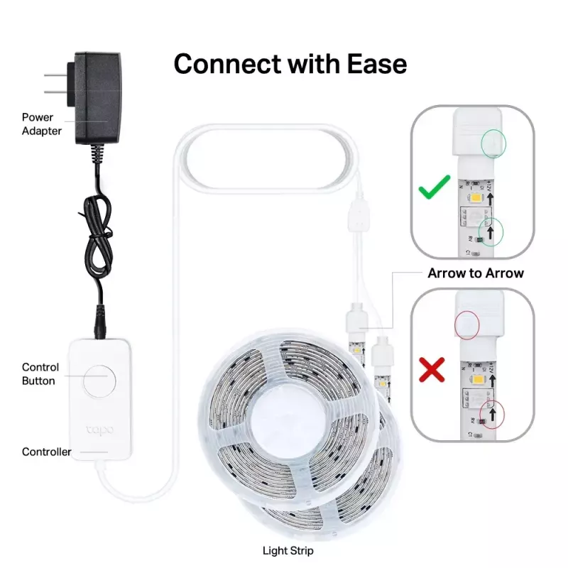 Universal strip light TP-Link Tapo Smart Wi-Fi Light Strip
