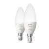 Smart bulb Philips Hue White and colour ambience Candle E14, Bluetooth/Zigbee, 5.3 W (2-pack)