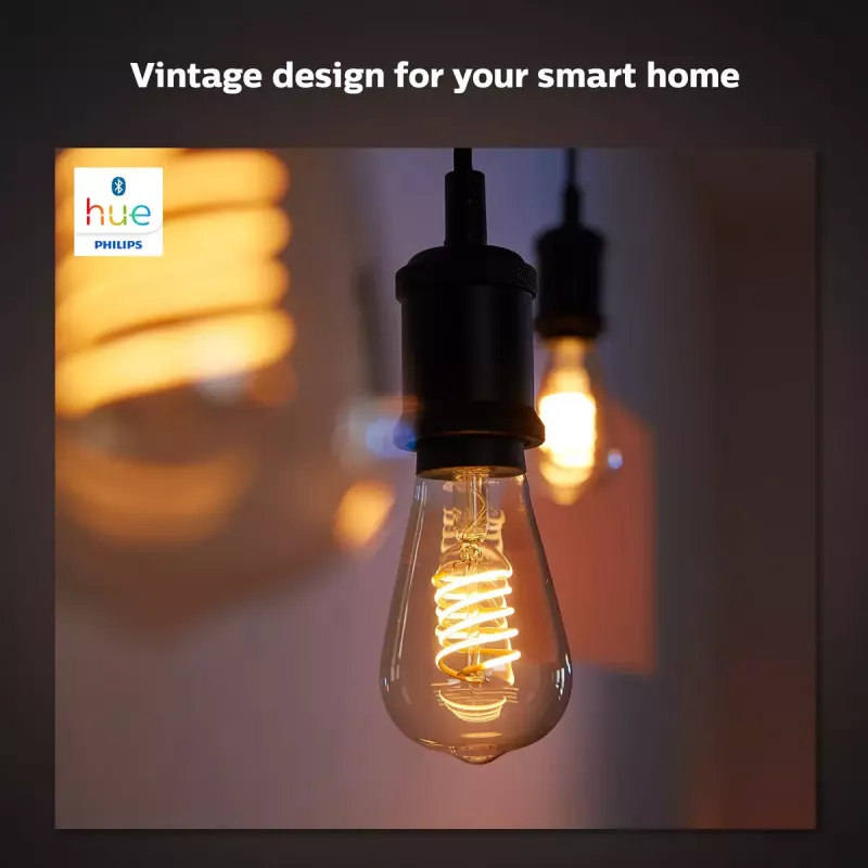 Smart bulb Philips 1-pack G93 E27 Filament
