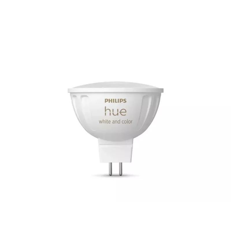 Smart lighting spot Philips Hue White and colour ambience MR16, GU53, 6.3 W, Bluetooth/Zigbee