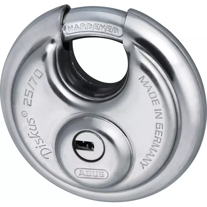 Discus padlock ABUS 25/70 kd Key lock 5 keys 7cm