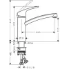 Bathroom sink faucet Hansgrohe Focus Chrome 31806000