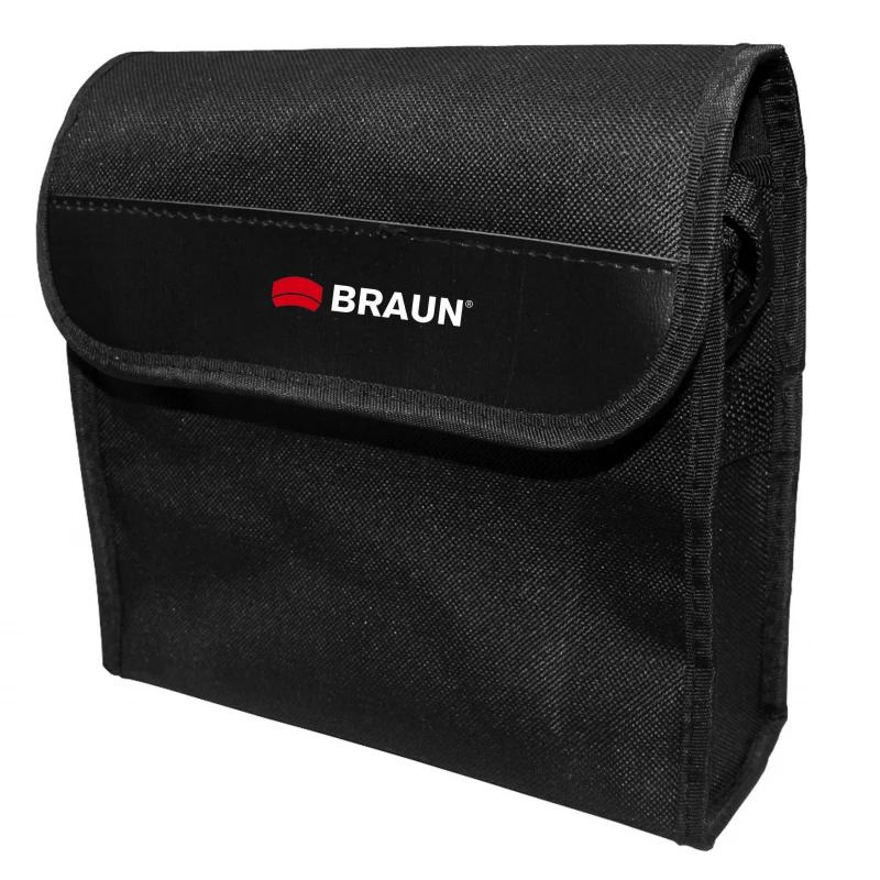 Braun 20123 binocular BK-7 Porro Black