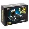 Binoculars Levenhuk Atom DB20 with 20× magnification and built-in 2 MP camera, LCD display