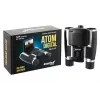 Binoculars Levenhuk Atom DB20 with 20× magnification and built-in 2 MP camera, LCD display