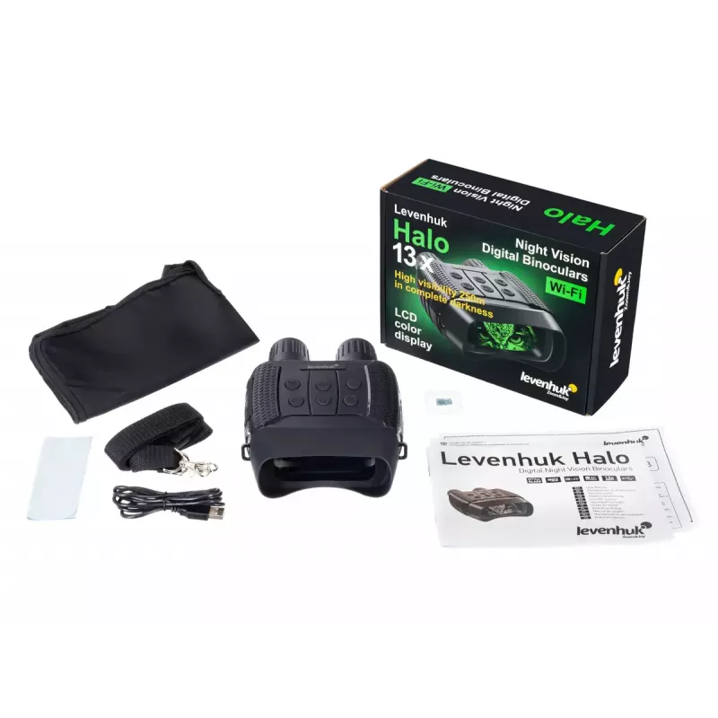 Binoculars Levenhuk Halo 13x Magnification 13x Objective Diameter 3.35 cm Black