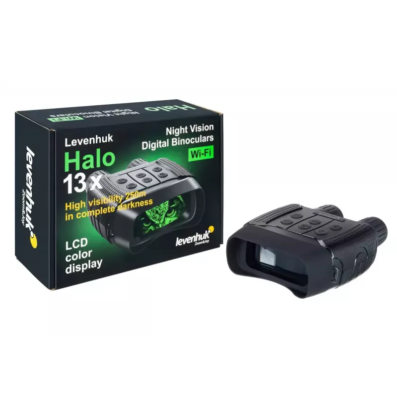 Binoculars Levenhuk Halo 13x Magnification 13x Objective Diameter 3.35 cm Black