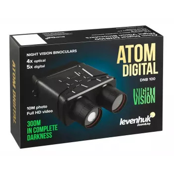 Night vision binoculars Levenhuk Atom DNB100 digital, up to 100 m range