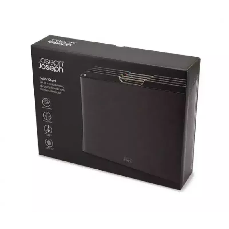 Cutting Board Joseph Joseph Folio Steel Rectangular Carbon 356x263mm