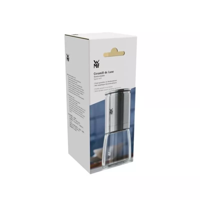 Salt and pepper seasoning mill WMF De Luxe 14 cm stainless steel with ceramic grinder
