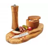 Salt grinder Zassenhaus Frankfurt Olive Wood