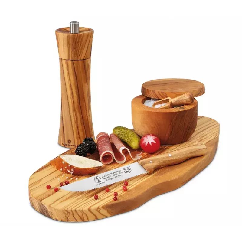 Salt grinder Zassenhaus Frankfurt Olive Wood
