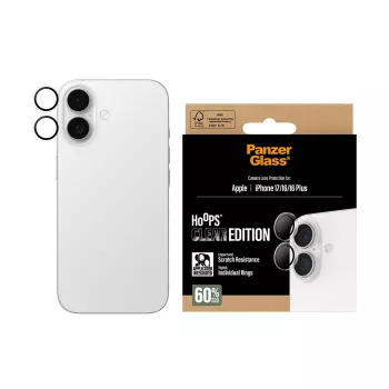 PanzerGlass ® Hoops® Camera Lens Protector Transparent iPhone 17 | iPhone 16 | 16 Plus