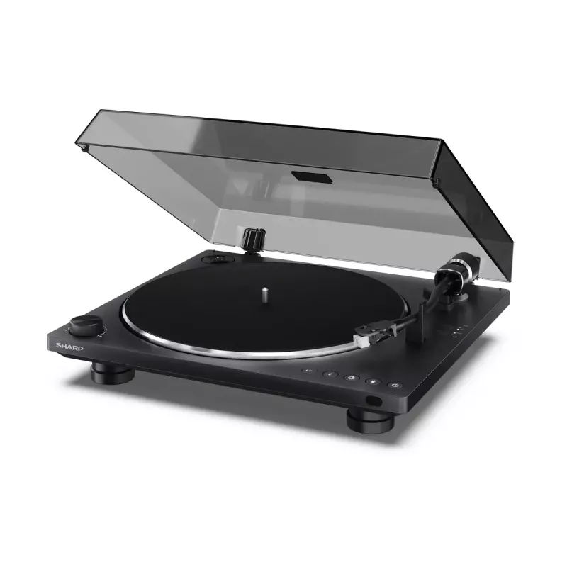 Turntable Sharp RP-TT100 black direct-drive with USB output for digital recording