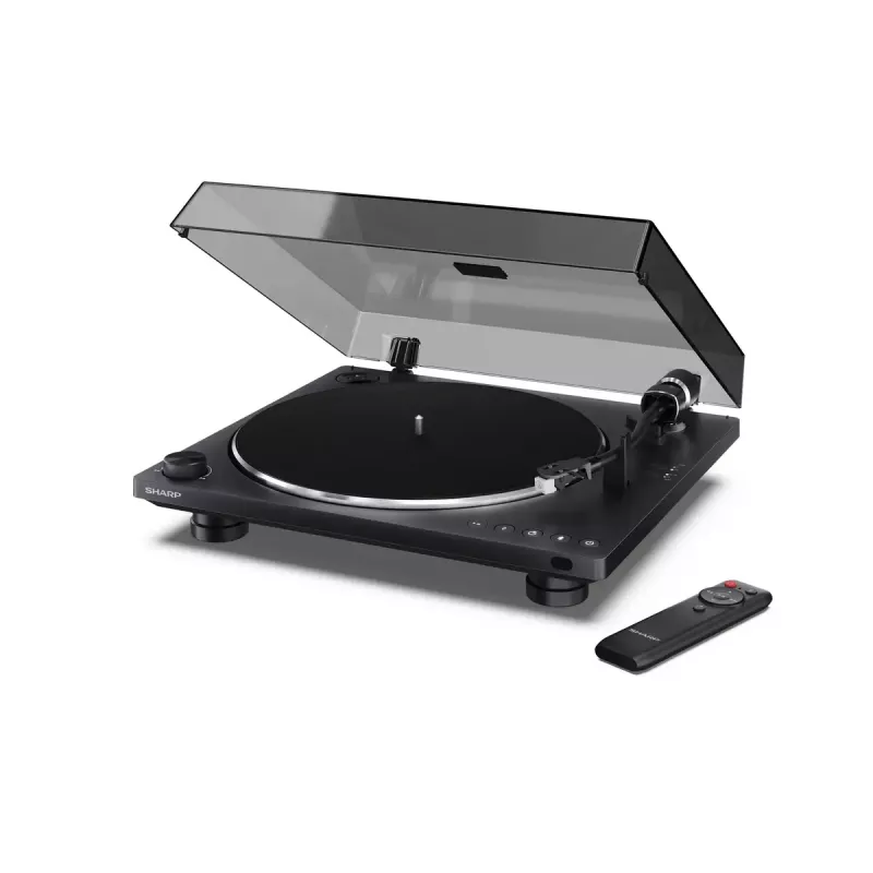 Turntable Sharp RP-TT100 black direct-drive with USB output for digital recording