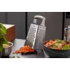 Stainless steel grater GEFU GRATO G-89562 — square design, stainless steel construction
