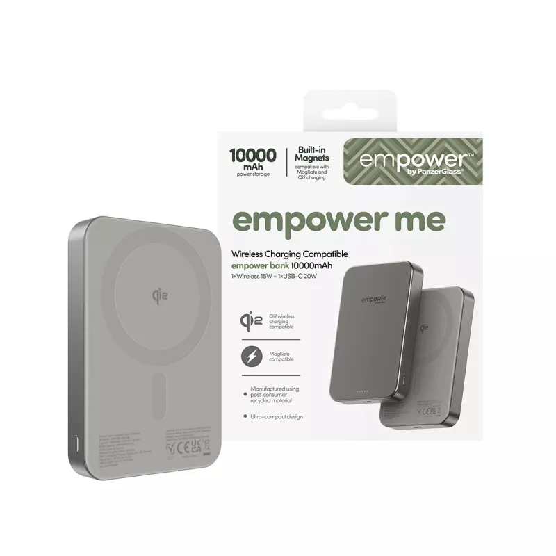 Power Bank PanzerGlass empower by empower Bank 10000mAh Titanium