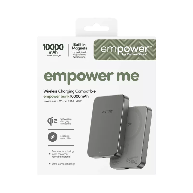 Power Bank PanzerGlass empower by empower Bank 10000mAh Titanium