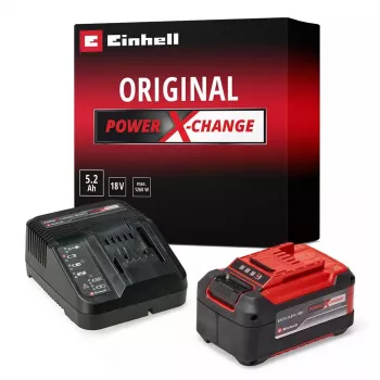 Battery Starter Set EINHELL 18V 5.2Ah with Charger Model 1091226