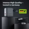 Power Adapter Intenso W100ACC+C520C 100W Fast Charging GaN Black