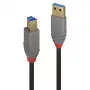 Lindy 1m USB 3.2 Type A to B Cable, 5Gbps, Anthra Line