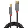 Lindy 1m USB 3.2 Type A to B Cable, 5Gbps, Anthra Line