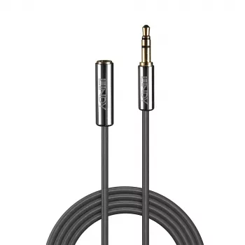 Lindy 0.5M 3.5MM AUDIO CABLE, CROMO LINE