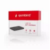 HDD enclosure GEMBIRD EE2-U3S-3 for 2.5 inch SATA drives, 1-bay, Micro-USB B, USB 3.2 Gen 1, up to 2 TB, black