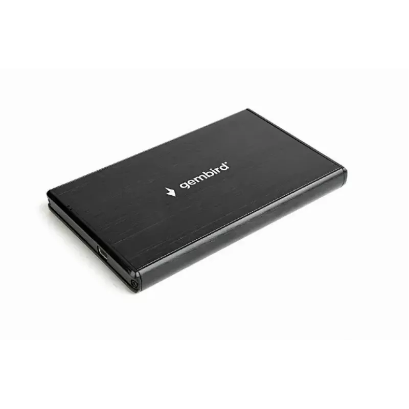 HDD enclosure GEMBIRD EE2-U3S-3 for 2.5 inch SATA drives, 1-bay, Micro-USB B, USB 3.2 Gen 1, up to 2 TB, black