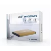 HDD enclosure Gembird EE2-U3S-3-GL for 2.5 inch SATA drives, single-bay, USB 3.0, gold