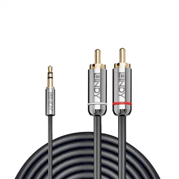 Lindy 2m 3.5mm to Phono Audio Cable, Cromo Line