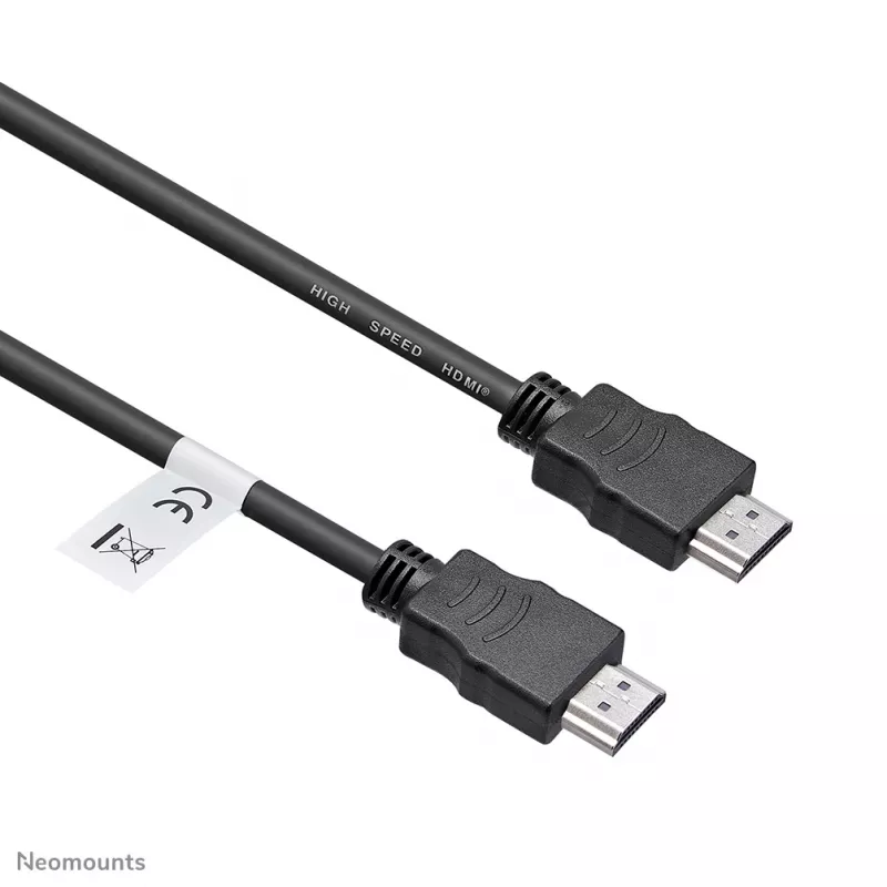 Neomounts HDMI3MM HDMI cable - 1 metres, 1 m, HDMI Type A (Standard), HDMI Type A (Standard), 10.2 Gbit/s, Black