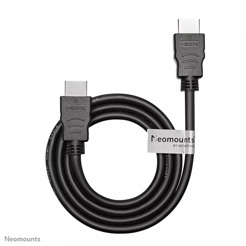 Neomounts HDMI3MM HDMI cable - 1 metres, 1 m, HDMI Type A (Standard), HDMI Type A (Standard), 10.2 Gbit/s, Black