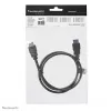 Neomounts HDMI3MM HDMI cable - 1 metres, 1 m, HDMI Type A (Standard), HDMI Type A (Standard), 10.2 Gbit/s, Black